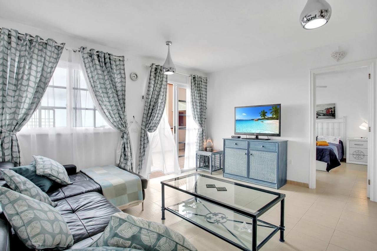 Top Floor, Sea View, Huge Terrace, Heated Pool, Garage Los Cristianos  Dış mekan fotoğraf