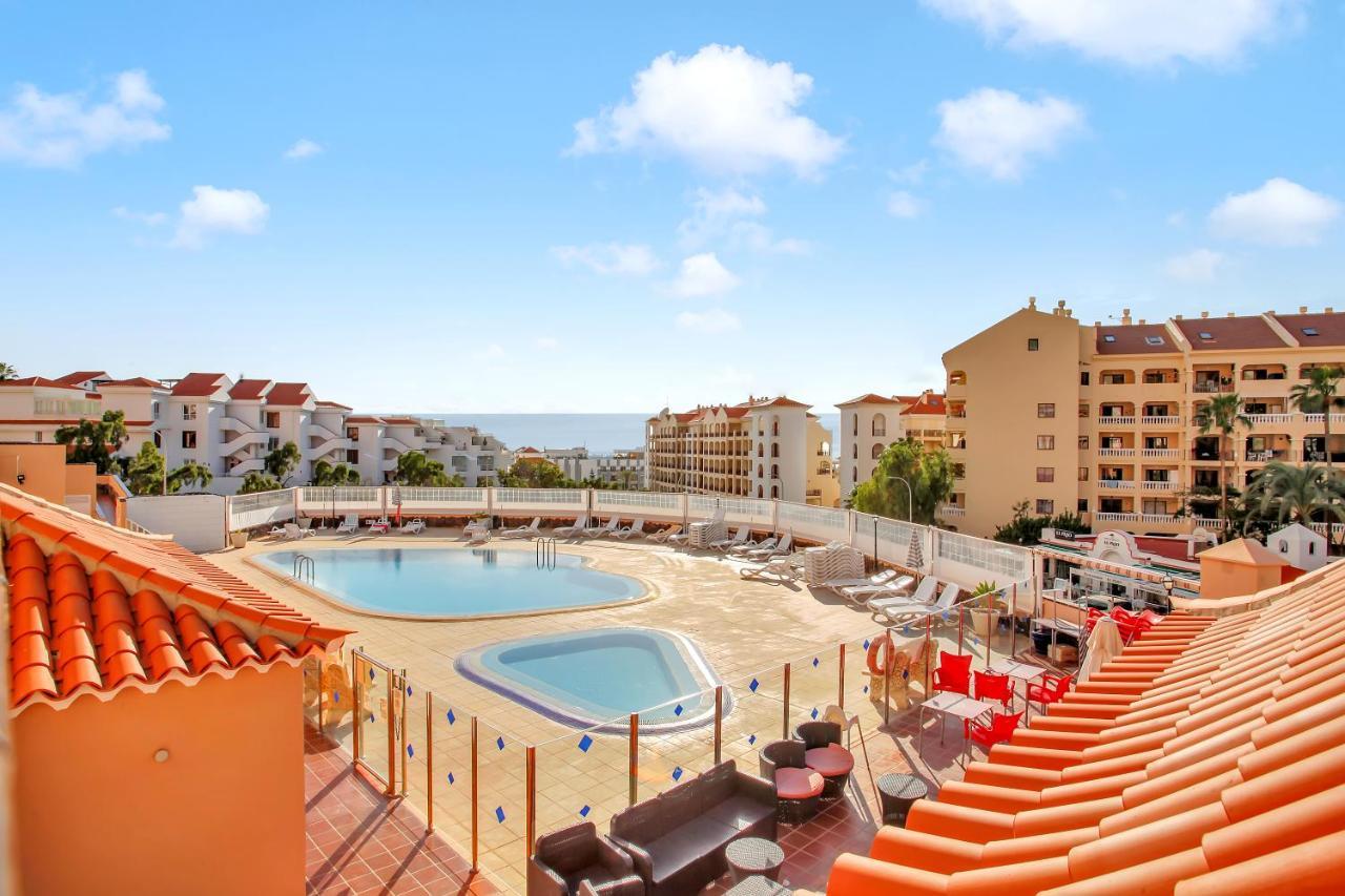 Top Floor, Sea View, Huge Terrace, Heated Pool, Garage Los Cristianos  Dış mekan fotoğraf