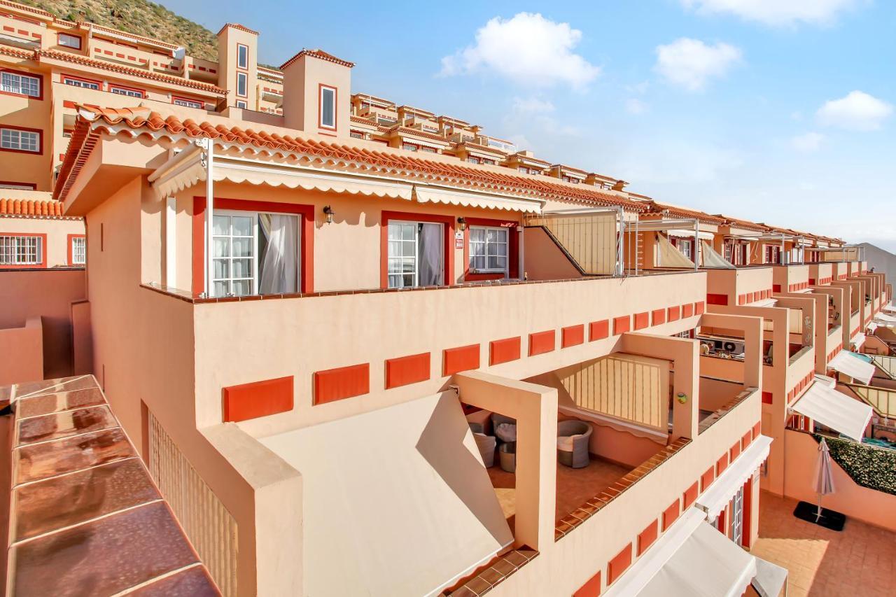 Top Floor, Sea View, Huge Terrace, Heated Pool, Garage Los Cristianos  Dış mekan fotoğraf