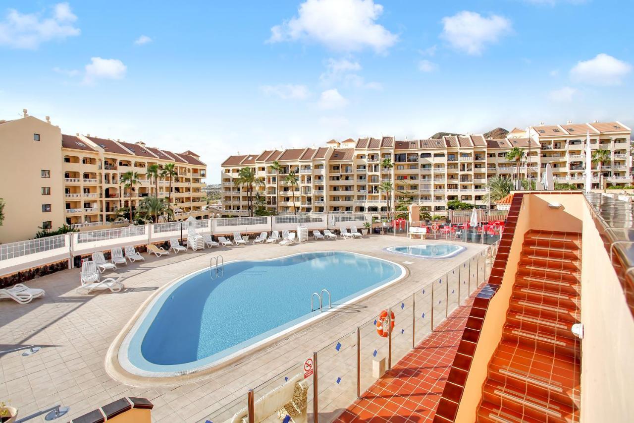 Top Floor, Sea View, Huge Terrace, Heated Pool, Garage Los Cristianos  Dış mekan fotoğraf