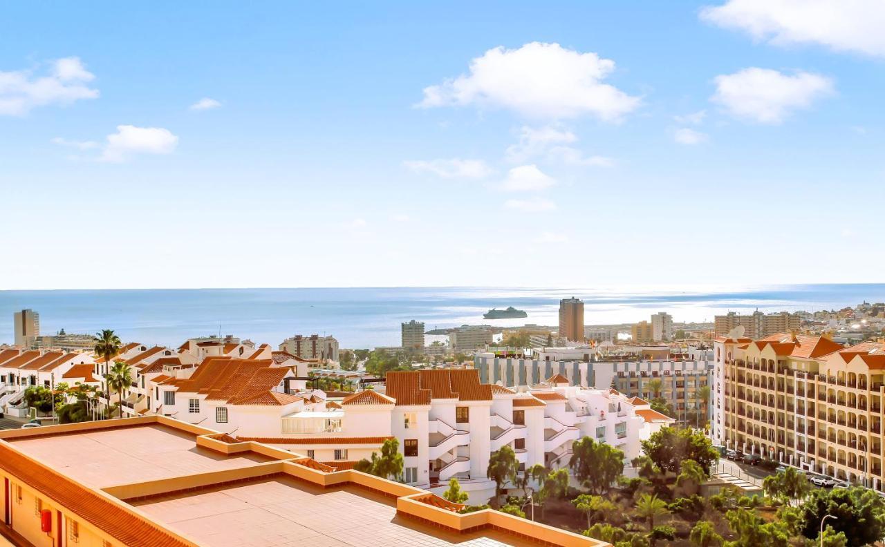 Top Floor, Sea View, Huge Terrace, Heated Pool, Garage Los Cristianos  Dış mekan fotoğraf